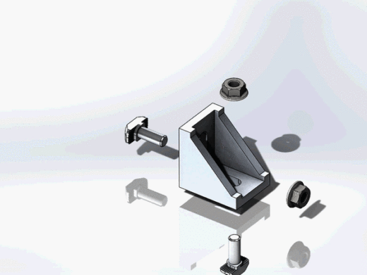 铰链连接件相关3D图纸合集缩略图